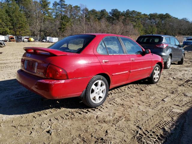 3N1CB51D76L473981 - 2006 NISSAN SENTRA 1.8 RED photo 3