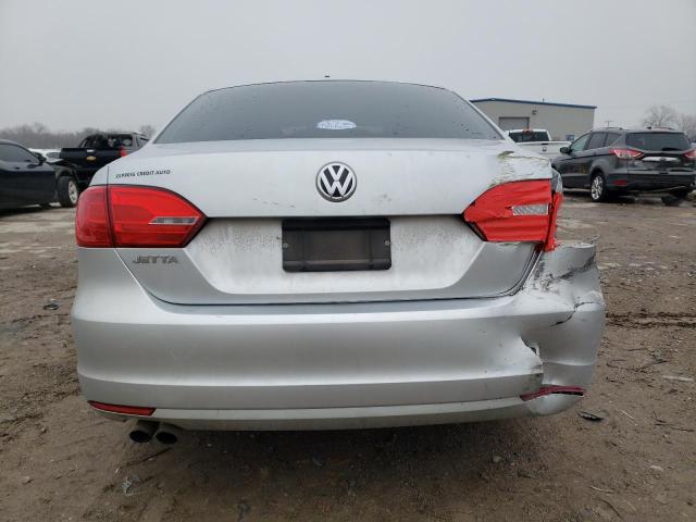 3VW2K7AJ8EM212701 - 2014 VOLKSWAGEN JETTA BASE SILVER photo 6