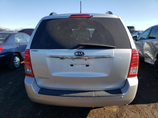 KNDMG4C78C6502642 - 2012 KIA SEDONA LX SILVER photo 6