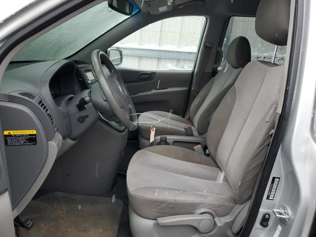 KNDMG4C78C6502642 - 2012 KIA SEDONA LX SILVER photo 7