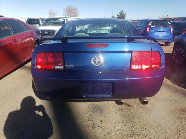 1ZVHT80N165146243 - 2006 FORD MUSTANG BLUE photo 6