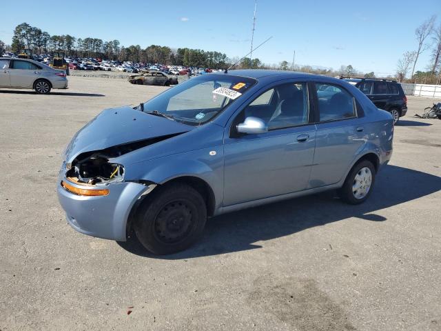 KL1TD56686B567958 - 2006 CHEVROLET AVEO BASE BLUE photo 1