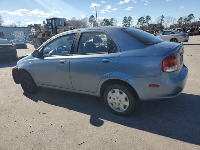 KL1TD56686B567958 - 2006 CHEVROLET AVEO BASE BLUE photo 2