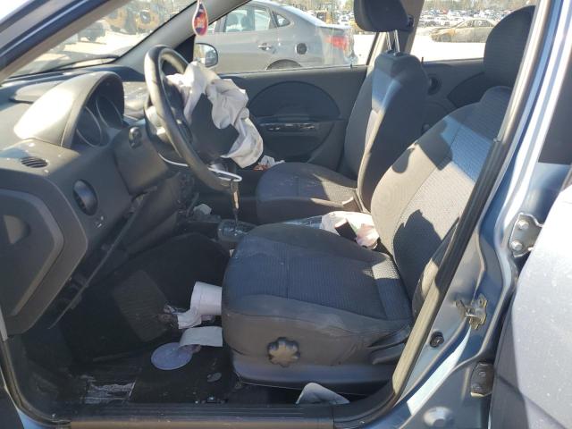 KL1TD56686B567958 - 2006 CHEVROLET AVEO BASE BLUE photo 7