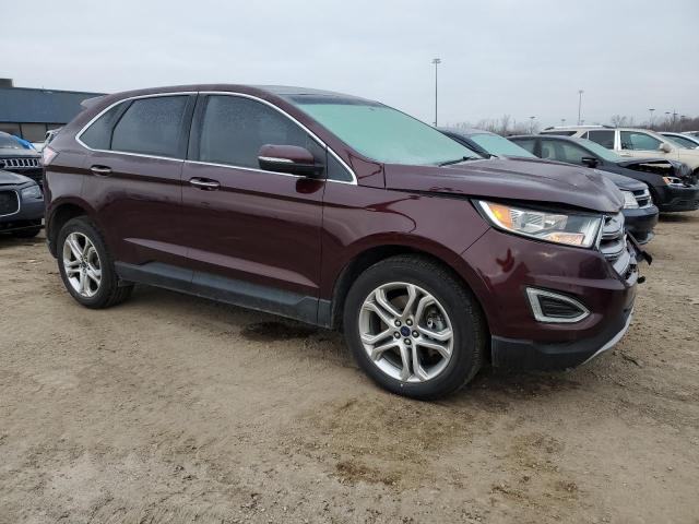 2FMPK4K82JBB24964 - 2018 FORD EDGE TITANIUM MAROON photo 4