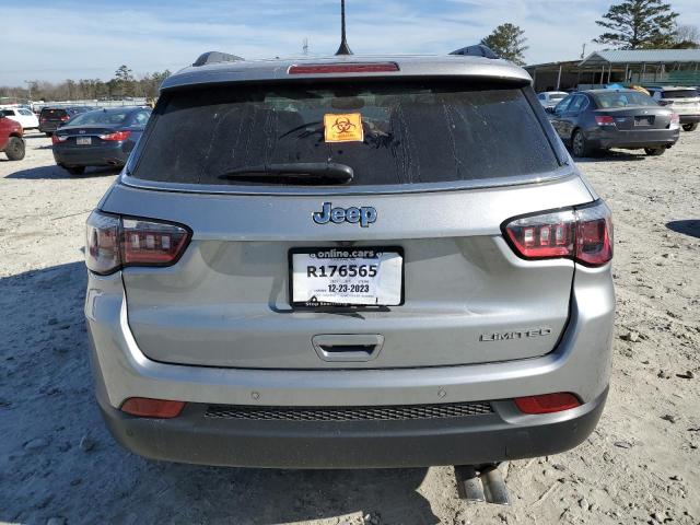 3C4NJCCB6MT573396 - 2021 JEEP COMPASS LIMITED GRAY photo 6