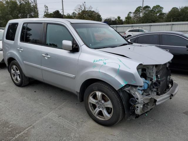 5FNYF3H53CB023958 - 2012 HONDA PILOT EXL SILVER photo 4