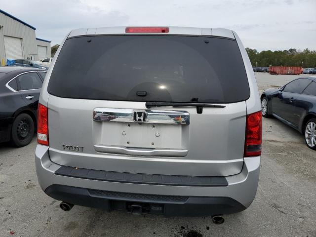 5FNYF3H53CB023958 - 2012 HONDA PILOT EXL SILVER photo 6