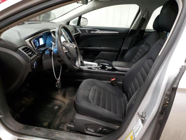 3FA6P0H71FR233570 - 2015 FORD FUSION SE SILVER photo 7