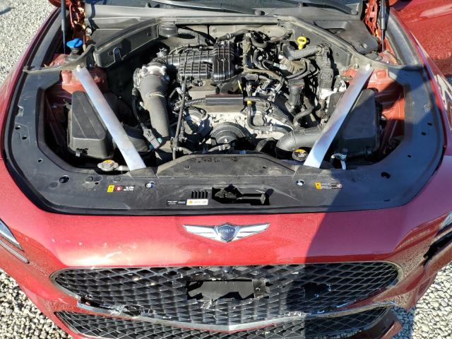 KMTG54TE2PU105173 - 2023 GENESIS G70 BASE RED photo 11