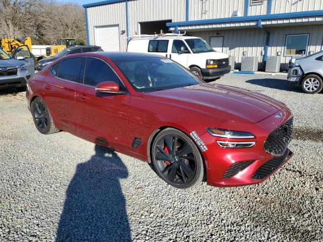 KMTG54TE2PU105173 - 2023 GENESIS G70 BASE RED photo 4