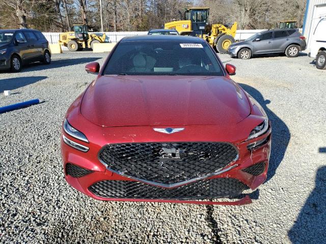 KMTG54TE2PU105173 - 2023 GENESIS G70 BASE RED photo 5