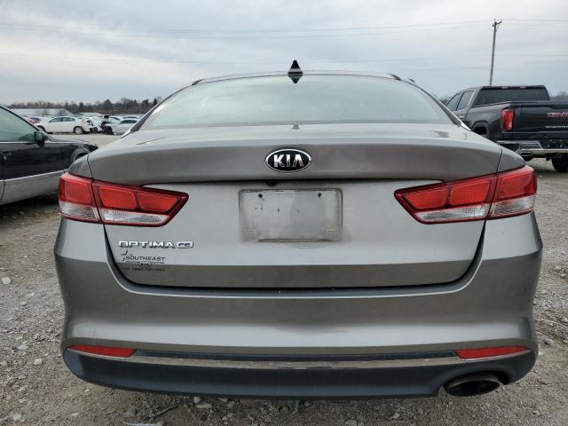 5XXGT4L39HG149486 - 2017 KIA OPTIMA LX GRAY photo 6