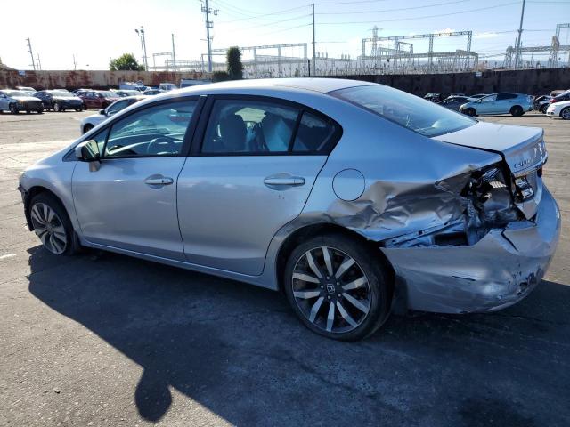 2HGFB2F91FH551405 - 2015 HONDA CIVIC EXL SILVER photo 2