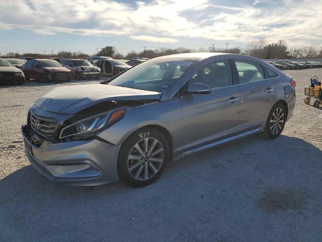 5NPE34AF8GH299449 - 2016 HYUNDAI SONATA SPORT SILVER photo 1