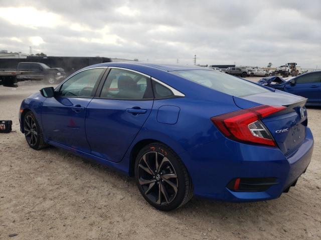2HGFC2F86MH535590 - 2021 HONDA CIVIC SPORT Blau Foto 2