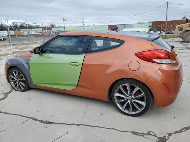 KMHTC6AD5FU231997 - 2015 HYUNDAI VELOSTER ORANGE photo 2