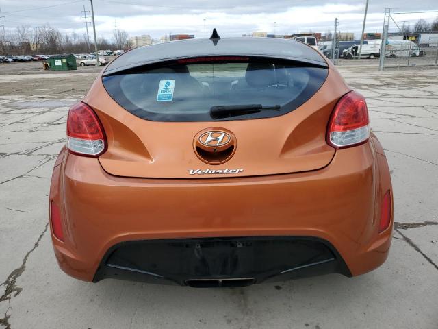 KMHTC6AD5FU231997 - 2015 HYUNDAI VELOSTER ORANGE photo 6