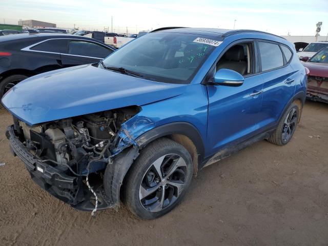 KM8J3CA21GU241268 - 2016 HYUNDAI TUCSON LIMITED BLUE photo 1