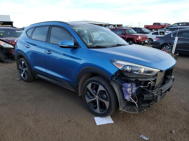 KM8J3CA21GU241268 - 2016 HYUNDAI TUCSON LIMITED BLUE photo 4