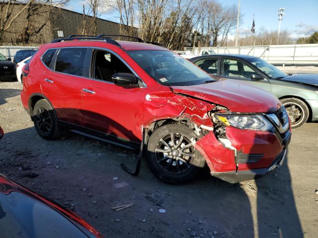 5N1AT2MVXHC800503 - 2017 NISSAN ROGUE SV RED photo 4