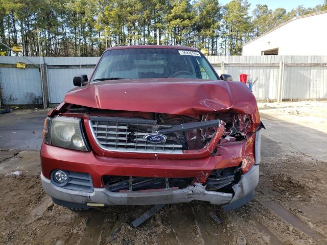 1FMZU73E32UC63554 - 2002 FORD EXPLORER XLT RED photo 5