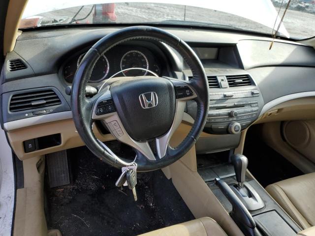 1HGCS1B80BA001955 - 2011 HONDA ACCORD EXL WHITE photo 8