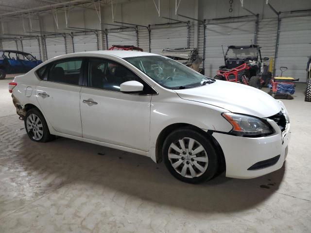 3N1AB7AP8DL621677 - 2013 NISSAN SENTRA S WHITE photo 4