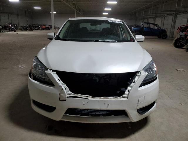 3N1AB7AP8DL621677 - 2013 NISSAN SENTRA S WHITE photo 5