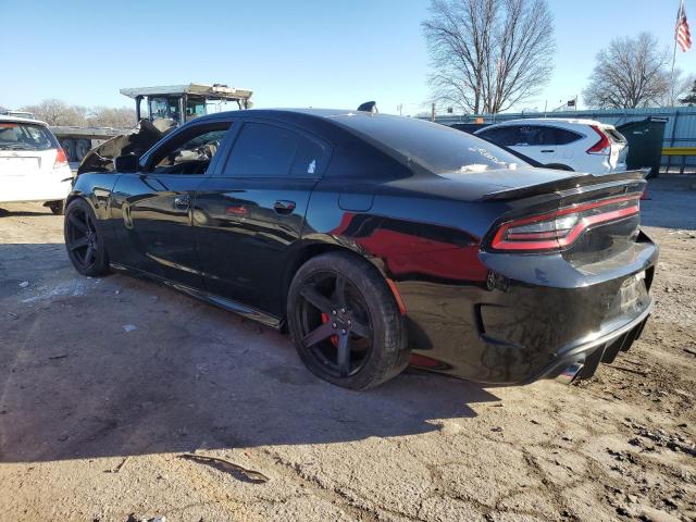 2C3CDXL95HH522803 - 2017 DODGE CHARGER SRT HELLCAT BLACK photo 2