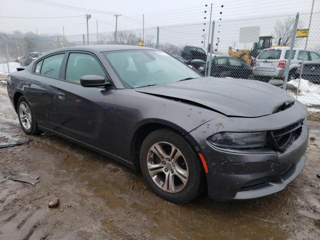 2C3CDXBG1GH121358 - 2016 DODGE CHARGER SE GRAY photo 4