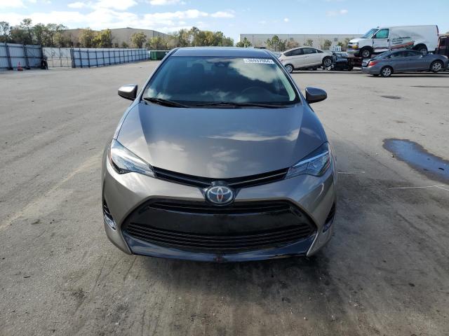 5YFBURHE6KP856820 - 2019 TOYOTA COROLLA L GRAY photo 5