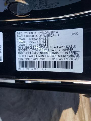 19XFL2H80NE019878 - 2022 HONDA CIVIC SPORT 黑色 照片 13