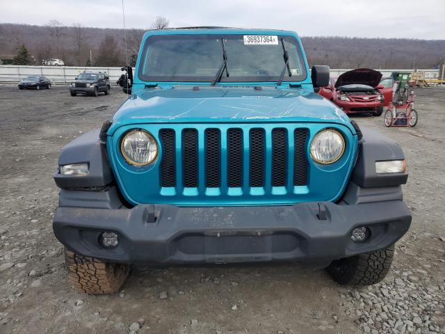 1C4GJXAG7LW188212 - 2020 JEEP WRANGLER SPORT BLUE photo 5