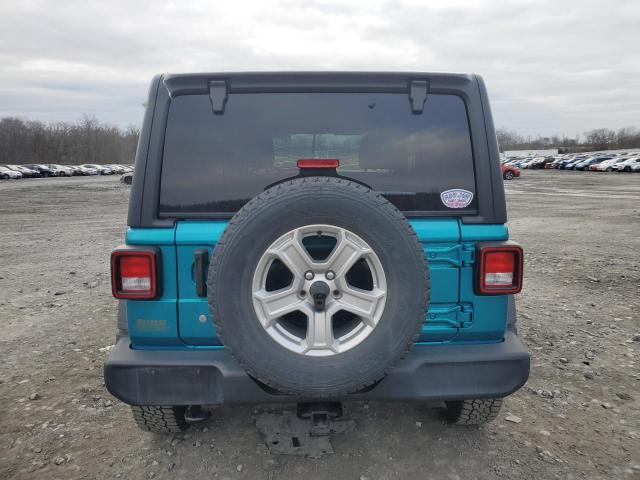 1C4GJXAG7LW188212 - 2020 JEEP WRANGLER SPORT BLUE photo 6