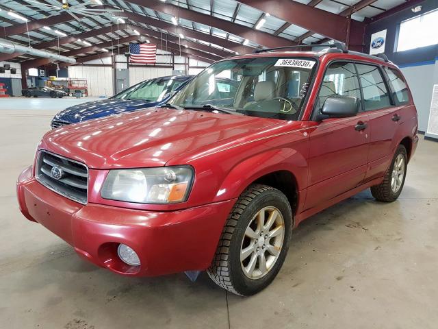 JF1SG65645G721026 - 2005 SUBARU FORESTER 2.5XS  фото 2
