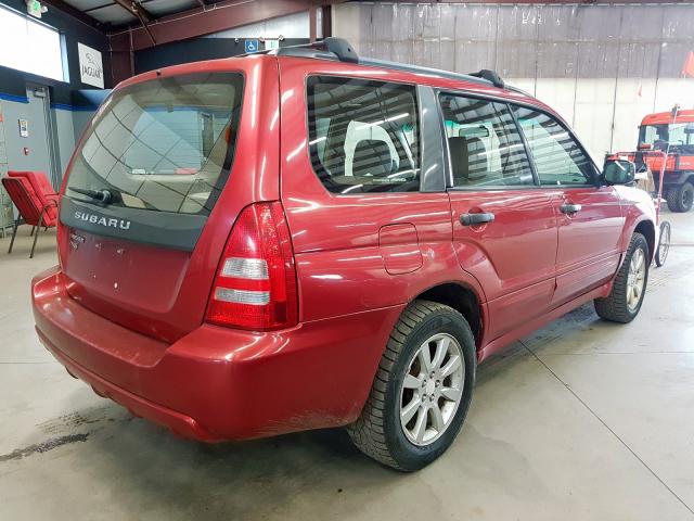 JF1SG65645G721026 - 2005 SUBARU FORESTER 2.5XS  фото 4