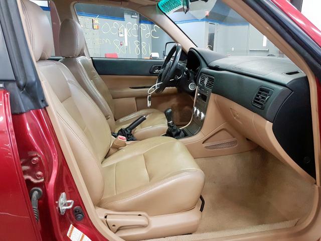 JF1SG65645G721026 - 2005 SUBARU FORESTER 2.5XS  фото 5