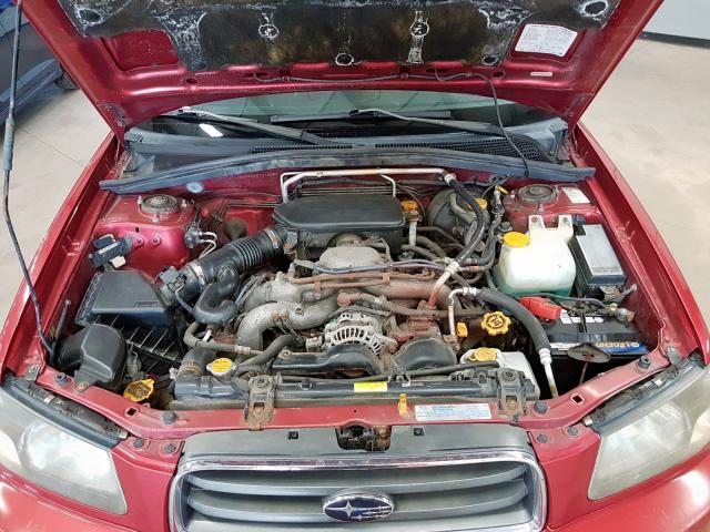 JF1SG65645G721026 - 2005 SUBARU FORESTER 2.5XS  фото 7