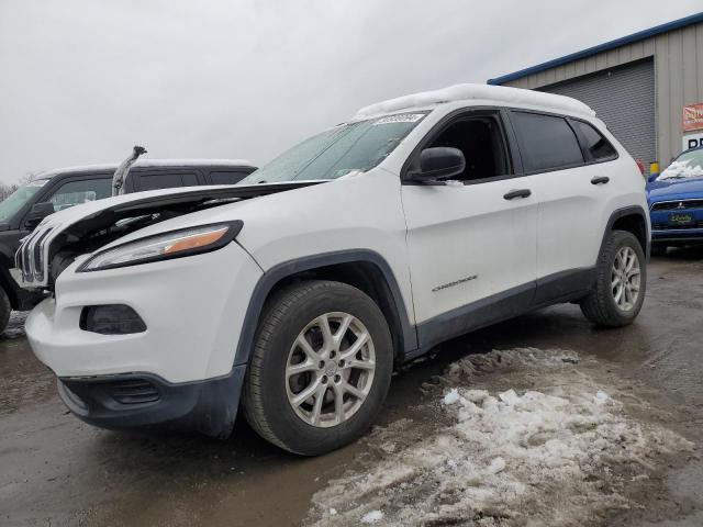 1C4PJMAB0FW776136 - 2015 JEEP CHEROKEE SPORT WHITE photo 1