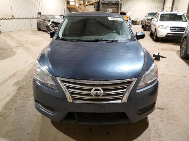 3N1AB7AP2DL762132 - 2013 NISSAN SENTRA S BLUE photo 5