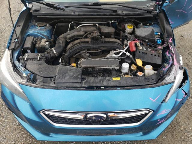 4S3GTAA66K3718782 - 2019 SUBARU IMPREZA BLUE photo 11