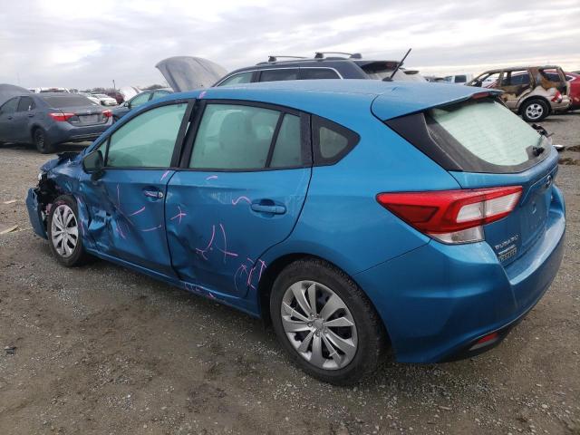 4S3GTAA66K3718782 - 2019 SUBARU IMPREZA BLUE photo 2