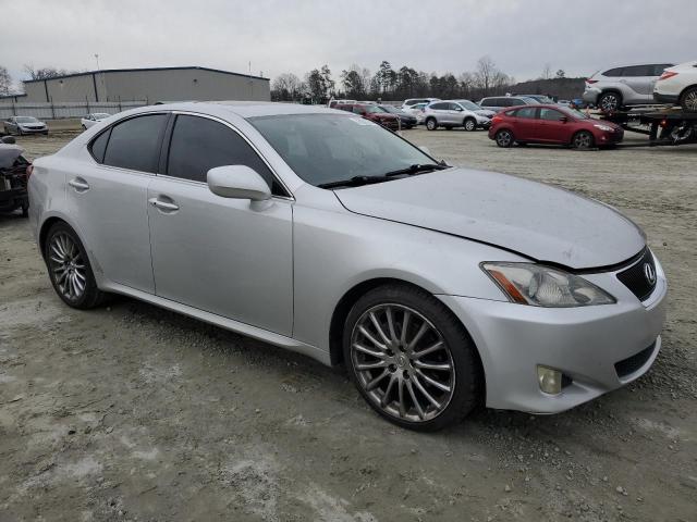 JTHBK262865016240 - 2006 LEXUS IS 250 SILVER photo 4