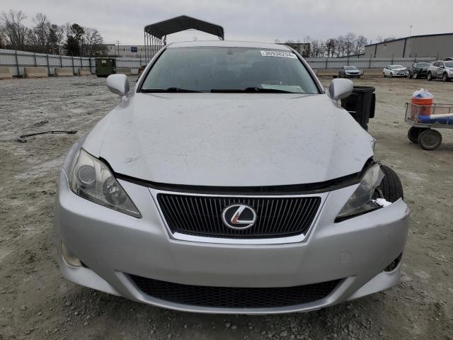 JTHBK262865016240 - 2006 LEXUS IS 250 SILVER photo 5