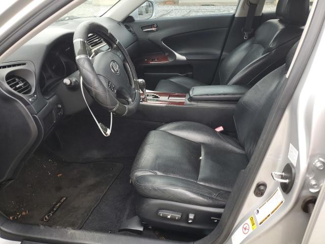 JTHBK262865016240 - 2006 LEXUS IS 250 SILVER photo 7