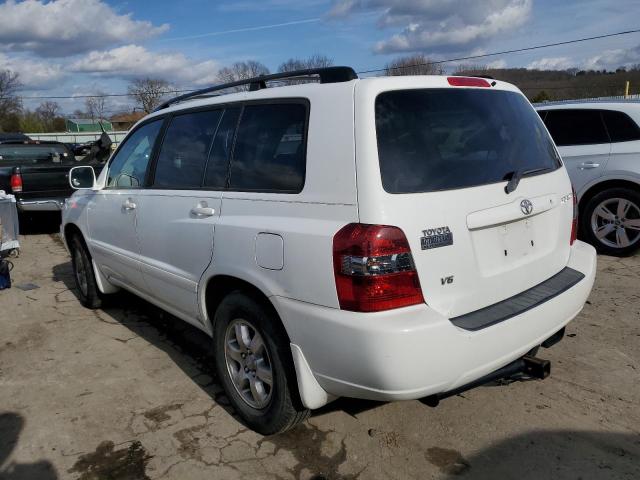 JTEDP21AX70127750 - 2007 TOYOTA HIGHLANDER SPORT WHITE photo 2