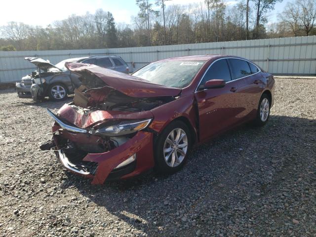 1G1ZD5STXKF189894 - 2019 CHEVROLET MALIBU LT MAROON photo 1