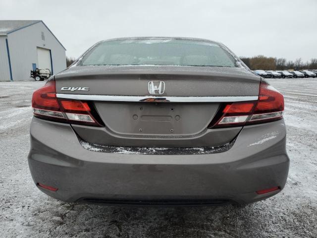 19XFB2F56FE106729 - 2015 HONDA CIVIC LX BROWN photo 6