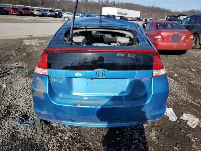 JHMZE2H74AS012047 - 2010 HONDA INSIGHT EX BLUE photo 6